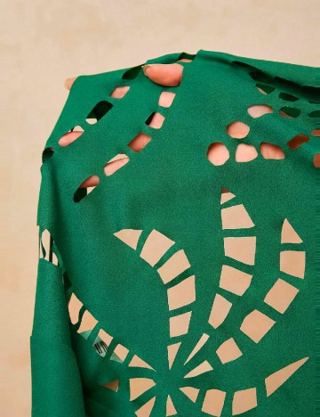 Rochie medie SHEIN CURVE, verde