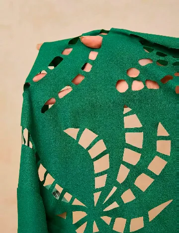 Rochie medie SHEIN CURVE, verde