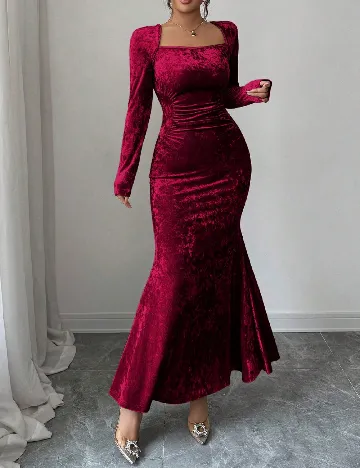 Rochie lunga SHEIN, rosu
