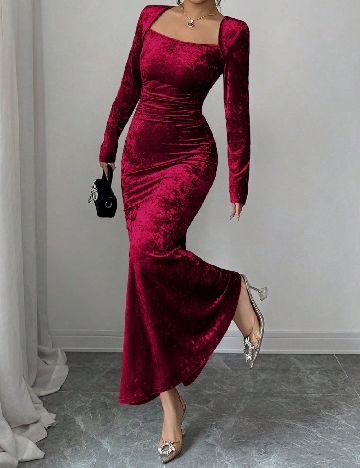 Rochie lunga SHEIN, rosu