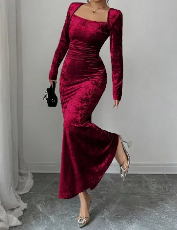 Rochie lunga SHEIN, rosu