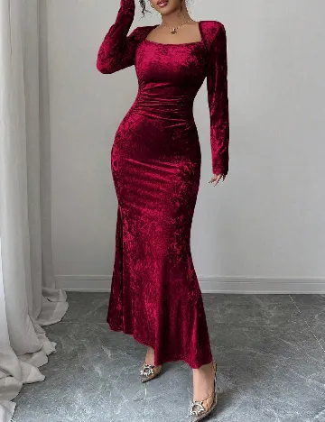 Rochie lunga SHEIN, rosu