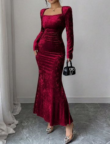 Rochie lunga SHEIN, rosu