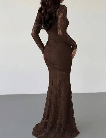 Rochie lunga SHEIN, maro