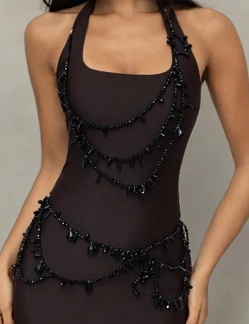 Rochie lunga SHEIN, maro