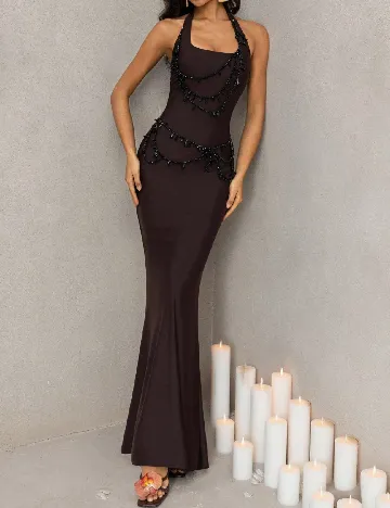Rochie lunga SHEIN, maro