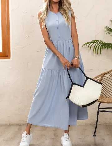 Rochie medie SHEIN, albastru