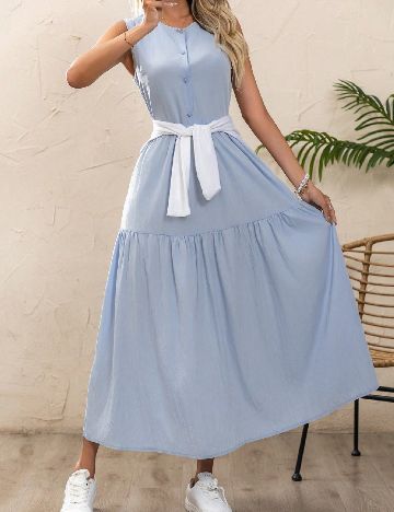 Rochie medie SHEIN, albastru
