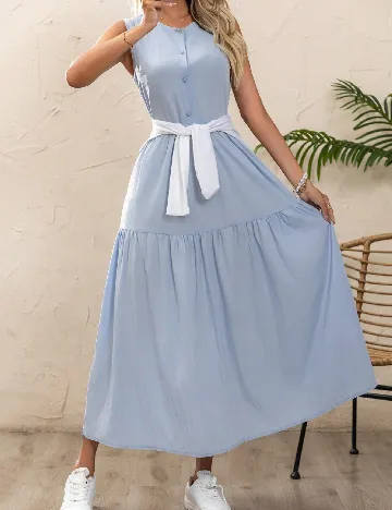 Rochie medie SHEIN, albastru