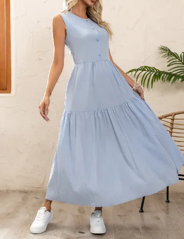 Rochie medie SHEIN, albastru