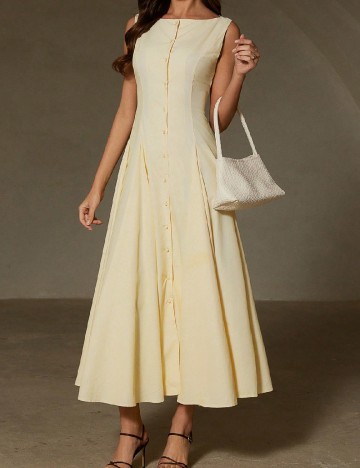 Rochie lunga SHEIN, galben