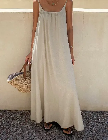 Rochie lunga SHEIN, bej