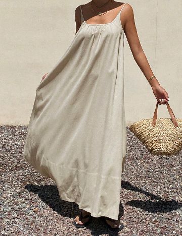 Rochie lunga SHEIN, bej