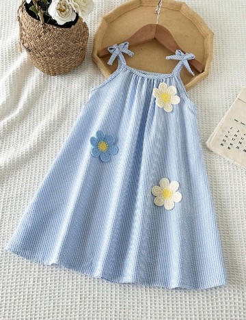 Rochie Shein Kids, albastru/alb