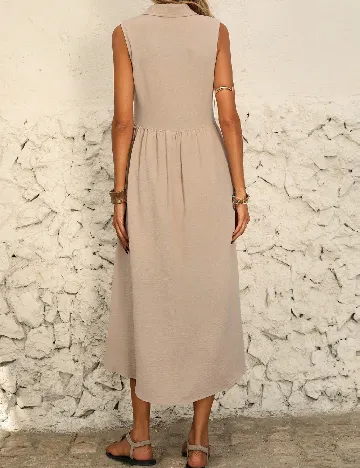 Rochie medie SHEIN, crem