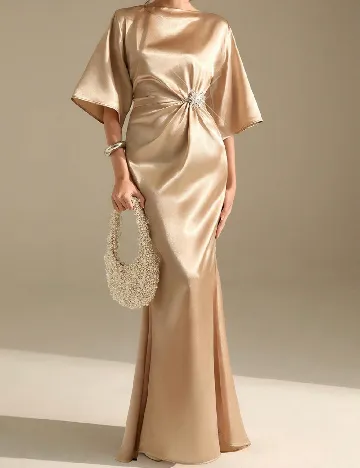 Rochie lunga SHEIN, crem