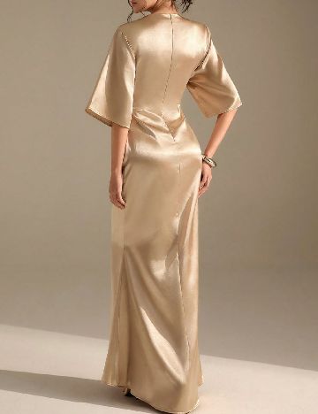 Rochie lunga SHEIN, crem