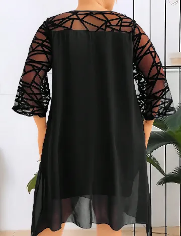 Rochie scurta SHEIN CURVE, negru