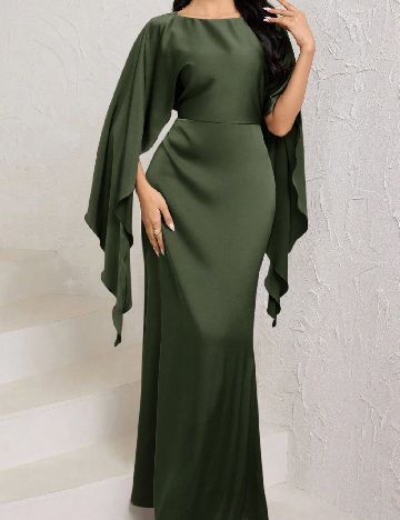 Rochie lunga SHEIN, verde
