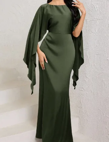 Rochie lunga SHEIN, verde