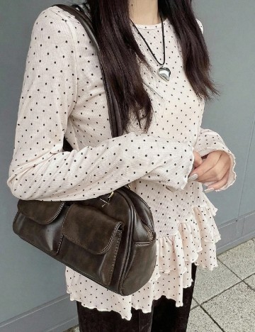 Bluza Friful, crem