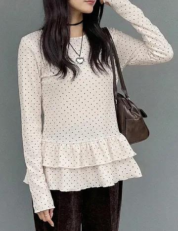 Bluza Friful, crem