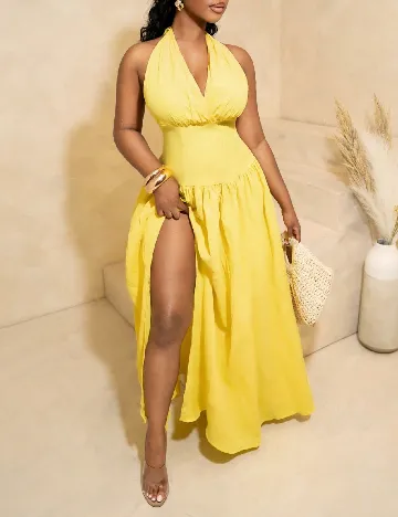 Rochie lunga SHEIN, galben