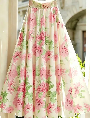 Fusta SHEIN, floral print