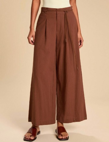 Pantaloni SHEIN, maro