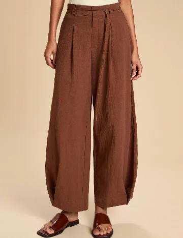 Pantaloni SHEIN, maro