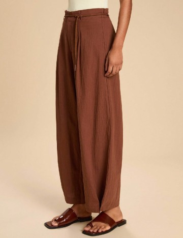 Pantaloni SHEIN, maro