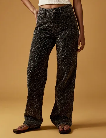 Blugi Missguided, gri inchis