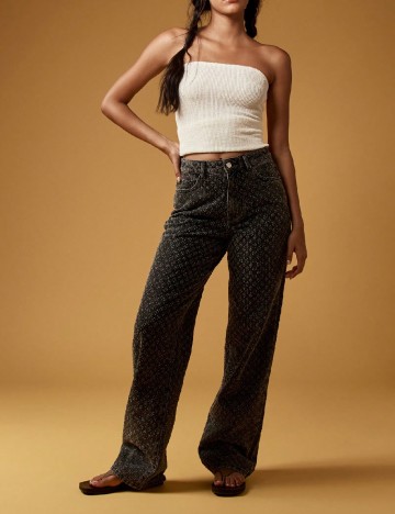Blugi Missguided, gri inchis