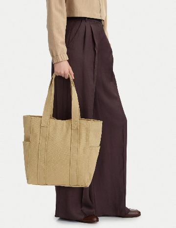 Geanta Calvin Klein, crem