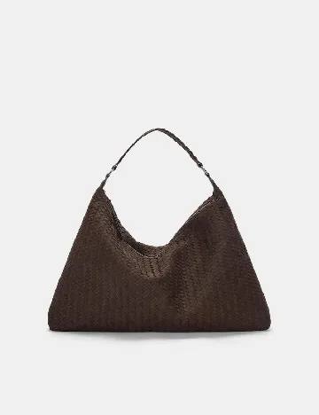 Geanta Pull&Bear, maro