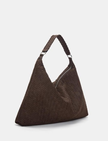 Geanta Pull&Bear, maro