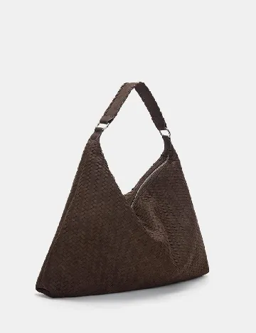 Geanta Pull&Bear, maro
