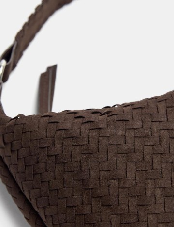 Geanta Pull&Bear, maro