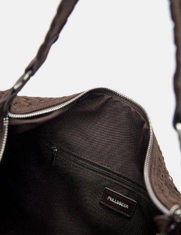 Geanta Pull&Bear, maro