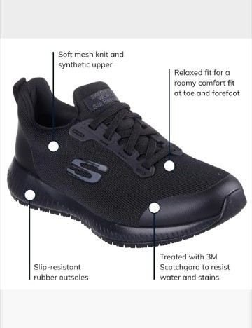 Adidasi SKECHERS, negru