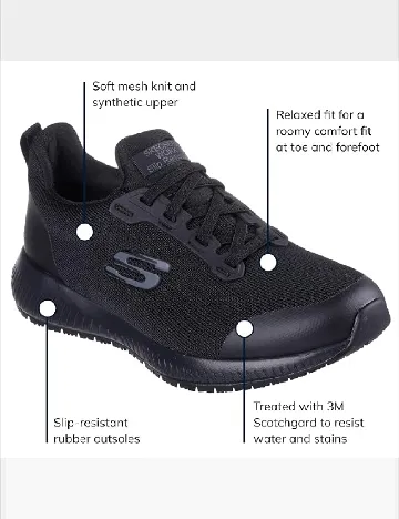 Adidasi SKECHERS, negru