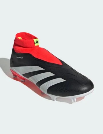 Ghete de fotbal Adidas, negru/rosu