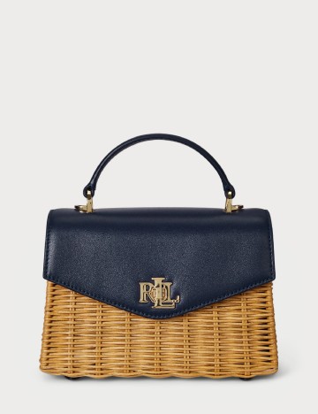 Geanta Ralph Lauren, bleumarin/maro