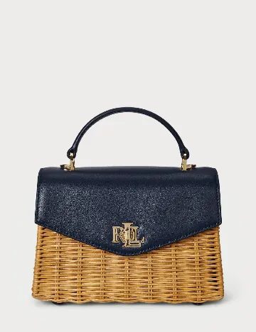 Geanta Ralph Lauren, bleumarin/maro