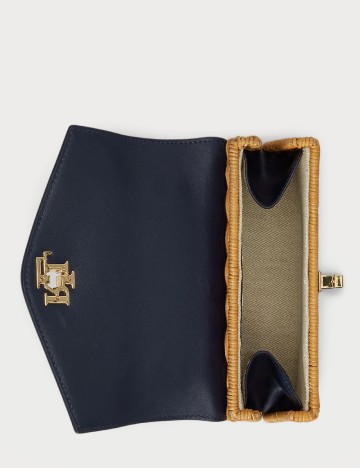 Geanta Ralph Lauren, bleumarin/maro