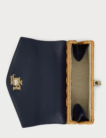 Geanta Ralph Lauren, bleumarin/maro