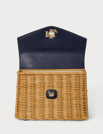 Geanta Ralph Lauren, bleumarin/maro
