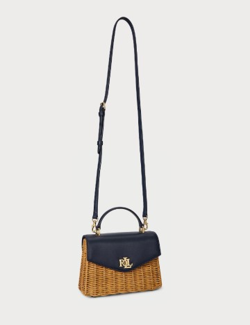 Geanta Ralph Lauren, bleumarin/maro