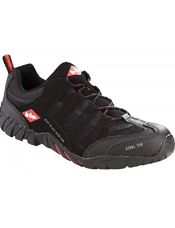 Bocanci de protecție cu varf metalic Lee Cooper, negru