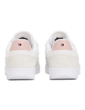 Adidasi Tommy Hilfiger, alb
